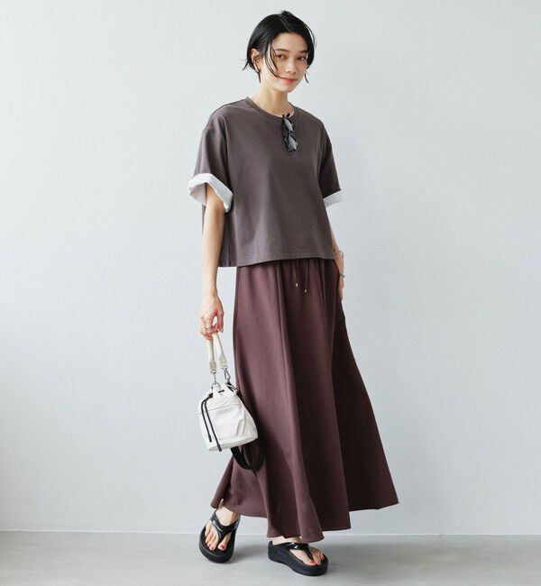 UNITED ARROWS green label relaxing「【結論シリーズ】ドライクロス フレアスカート マシンウォッシャブル  通気性」|フレア|