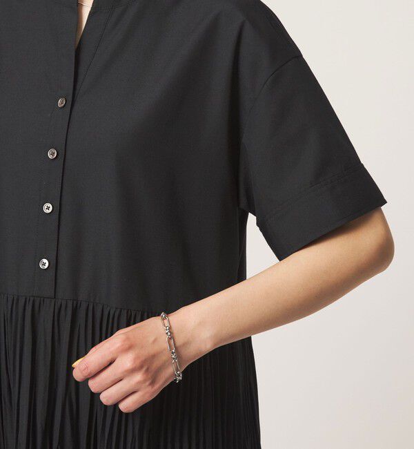 size SHORT/TALLあり］ワッシャー プリーツ ショートスリーブ