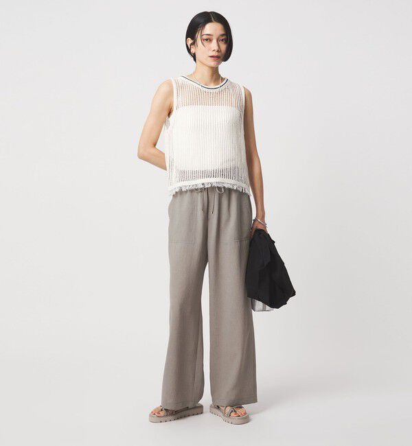 UNITED ARROWS green label relaxing「［size SHORT/TALLあり］ドライクロスパンツ ストレッチ 吸水速乾 通気性」|その他|