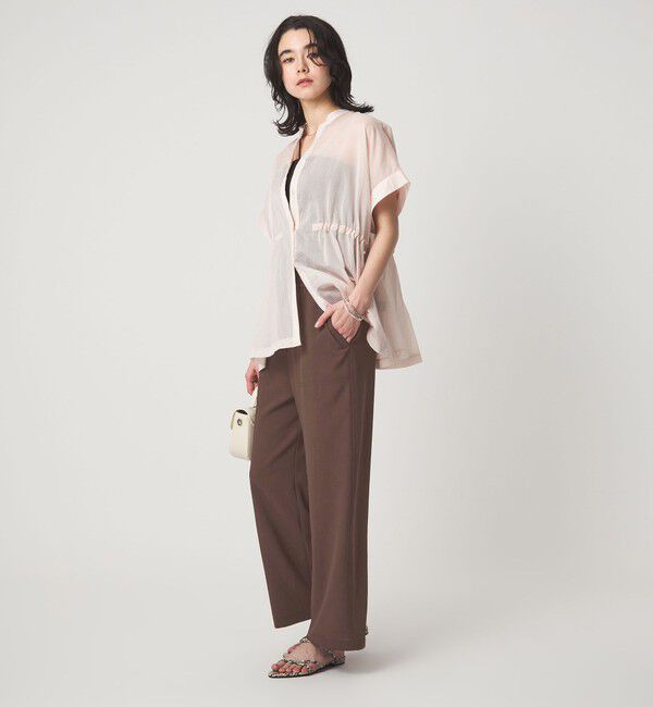 UNITED ARROWS green label relaxing「［size SHORT/TALLあり］ドライクロスパンツ ストレッチ 吸水速乾 通気性」|その他|