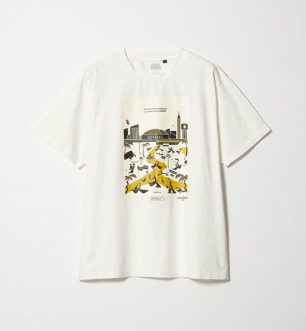 UNITED ARROWS green label relaxing「【別注】＜SoftBank HAWKS&times;FRUIT OF THE LOOM&times;GLR＞プリントTシャツ」|Tシャツ・カットソー|OFF WHITE