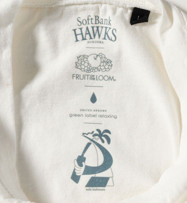UNITED ARROWS green label relaxing「【別注】＜SoftBank HAWKS&times;FRUIT OF THE LOOM&times;GLR＞プリントTシャツ」|Tシャツ・カットソー|
