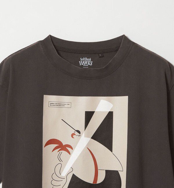 UNITED ARROWS green label relaxing「【別注】＜SoftBank HAWKS&times;FRUIT OF THE LOOM&times;GLR＞プリントTシャツ」|Tシャツ・カットソー|