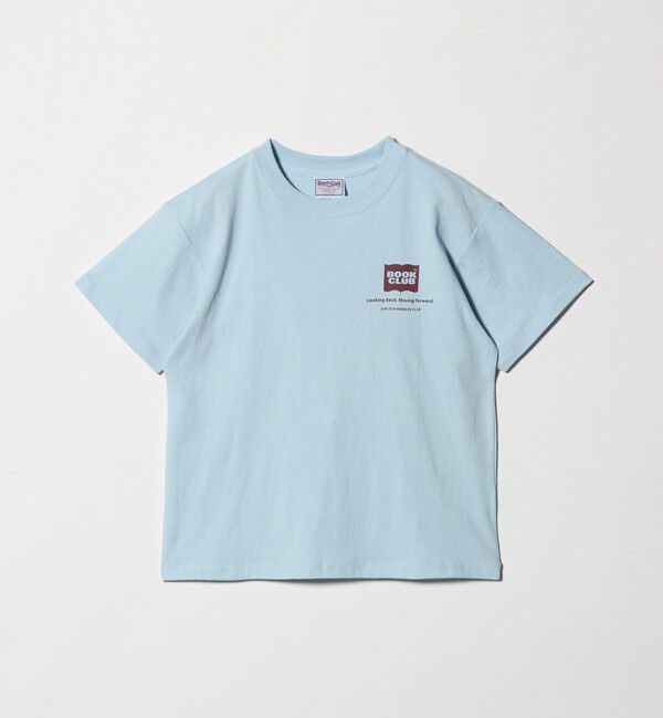 UNITED ARROWS green label relaxing「【別注】＜BOOK CLUB＞ロゴ Tシャツ / キッズ 140cm-150cm」|Tシャツ・カットソー|LT.BLUE