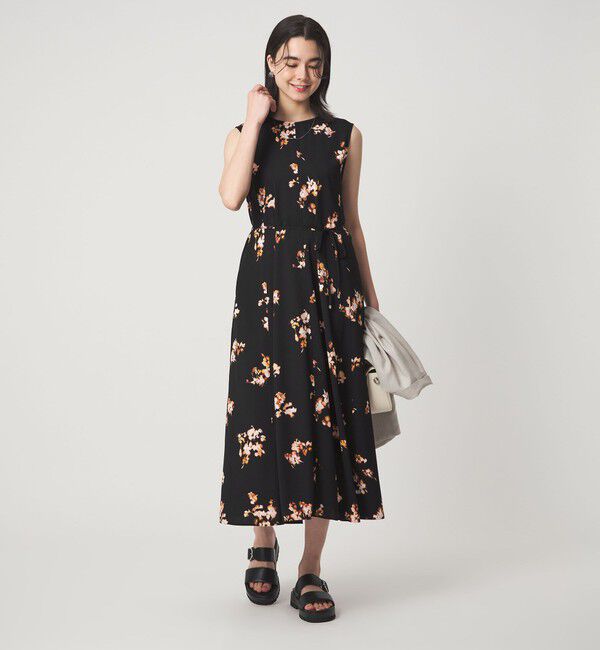 UNITED ARROWS green label relaxing「［size SHORTあり］フラワー テント ワンピース マシンウォッシャブル・接触冷感」|ワンピース|その他1