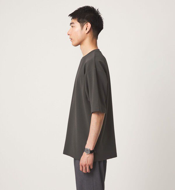 UNITED ARROWS green label relaxing「アムンゼン ツイル クルーネック 半袖 Tシャツ カットソー -吸水速乾・UVカット・抗菌-」|Tシャツ・カットソー|