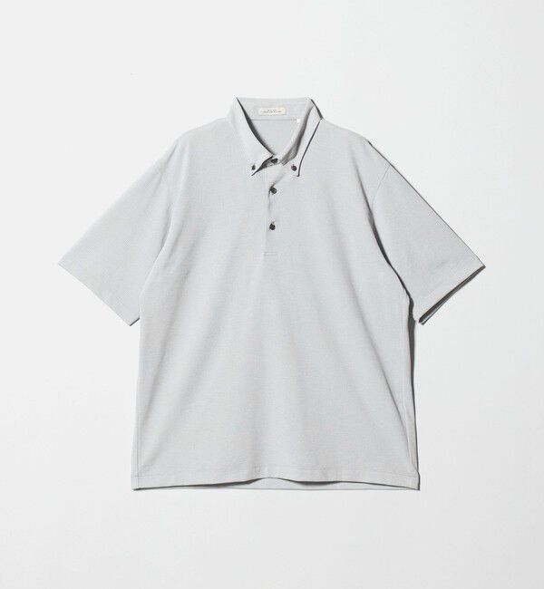 UNITED ARROWS green label relaxing「プライムフレックス ドット メッシュ ボタンダウン ビズポロ ポロシャツ -ストレッチ・吸水速乾・通気性-」|ポロシャツ|