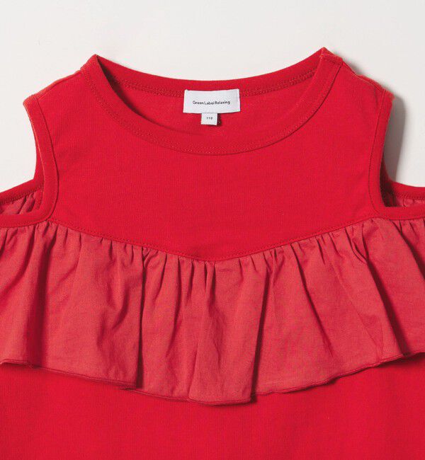 UNITED ARROWS green label relaxing「【スタメンシリーズ】ショルダー ホール Tシャツ / キッズ 100cm-160cm」|Tシャツ・カットソー|
