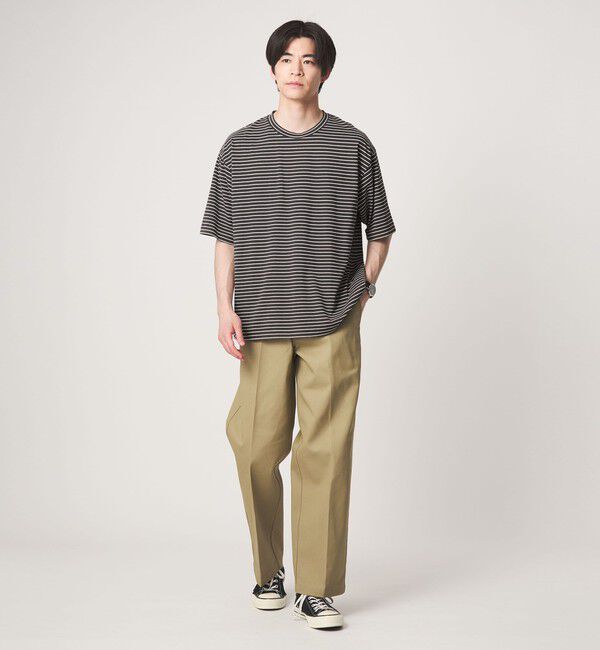 UNITED ARROWS green label relaxing「フェード ボーダー クルーネック 半袖 Tシャツ」|Tシャツ・カットソー|