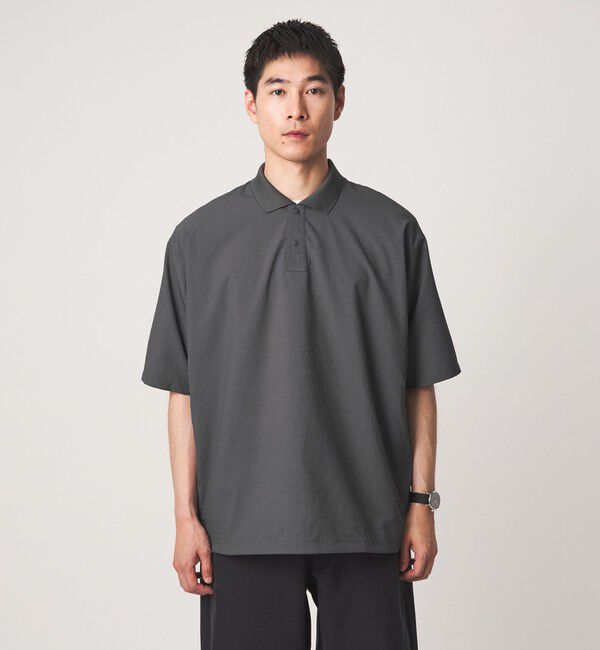 UNITED ARROWS green label relaxing「Dot Air ドローコード 半袖 ポロシャツ -ストレッチ-」|ポロシャツ|