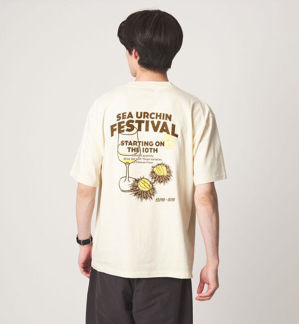 UNITED ARROWS green label relaxing「【別注】＜SCREEN STARS＞GLR シーフード 半袖 Tシャツ」|Tシャツ・カットソー|
