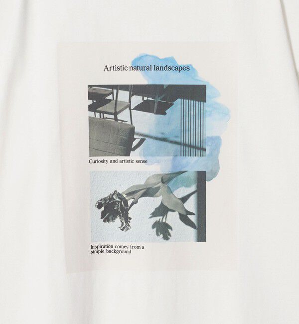 UNITED ARROWS green label relaxing「＜Phospho Graphica＞グラフィック 半袖 Tシャツ カットソー」|Tシャツ・カットソー|