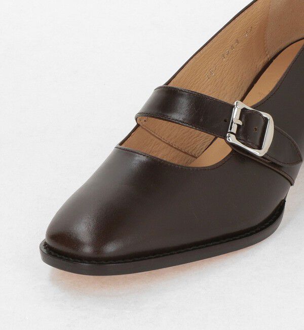 STEVEN ALAN「＜Steven Alan＞レザー モンク ストラップ ヒール シューズ」|その他|