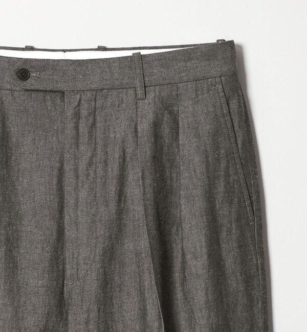 STEVEN ALAN「＜Steven Alan＞ デニムシャンブレー イン ツープリーツ ドレス トラウザーズ」|スラックス|