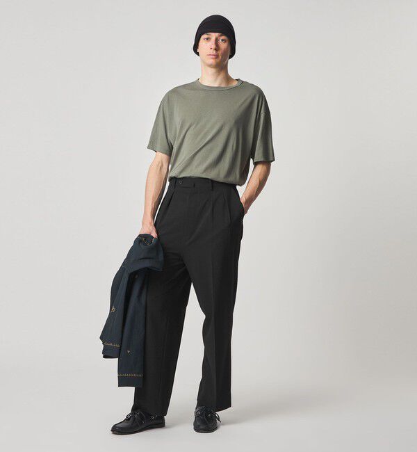 STEVEN ALAN「＜Steven Alan＞ TW サッカー イン ツープリーツ ドレス トラウザーズ」|スラックス|