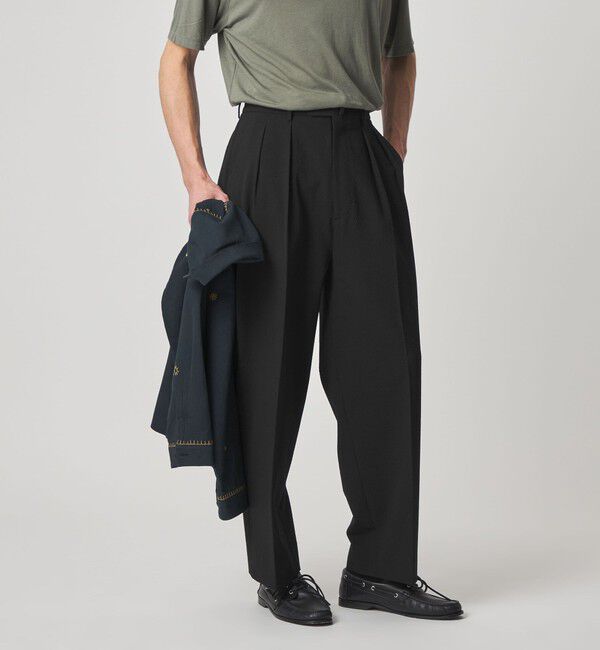 STEVEN ALAN「＜Steven Alan＞ TW サッカー イン ツープリーツ ドレス トラウザーズ」|スラックス|