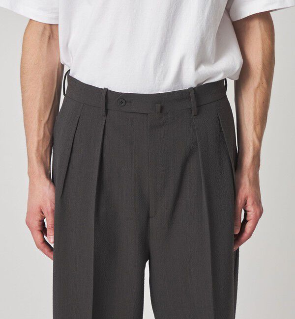 STEVEN ALAN「＜Steven Alan＞ TW サッカー イン ツープリーツ ドレス トラウザーズ」|スラックス|