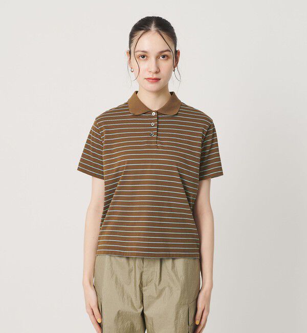 BEAUTY&YOUTH UNITED ARROWS「コットンポリエステル ボーダー ポロシャツ」|ポロシャツ|