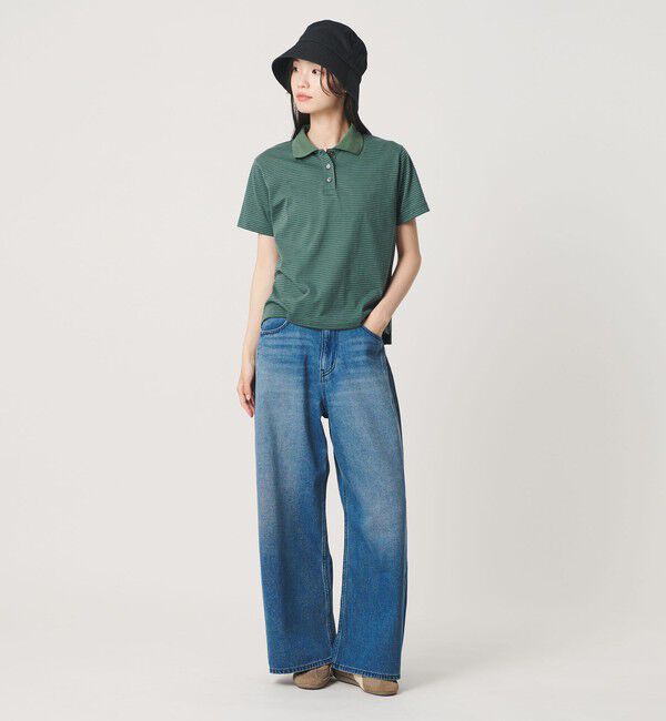 BEAUTY&YOUTH UNITED ARROWS「コットンポリエステル ボーダー ポロシャツ」|ポロシャツ|KELLY