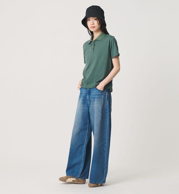 BEAUTY&YOUTH UNITED ARROWS「コットンポリエステル ボーダー ポロシャツ」|ポロシャツ|