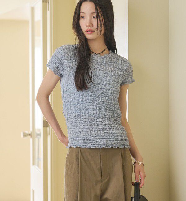 BEAUTY&YOUTH UNITED ARROWS「【WEB限定】シュリンクレース プルオーバー」|Tシャツ・カットソー|