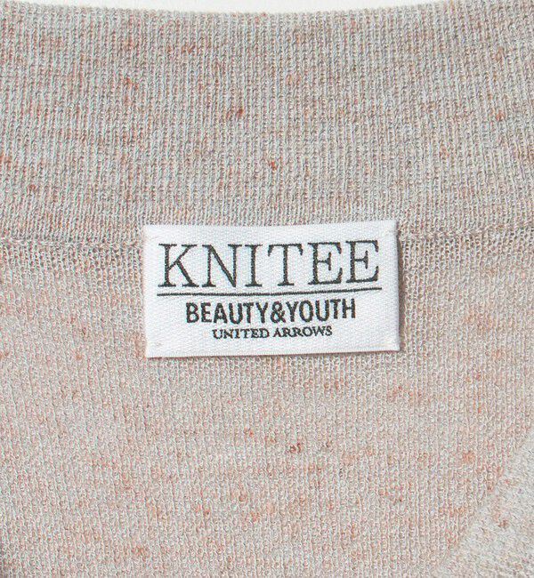 BEAUTY&YOUTH UNITED ARROWS「KNITEE リネンブレンド ミラノ スキッパー ニット Tシャツ ウォッシャブル」|ニット・セーター|