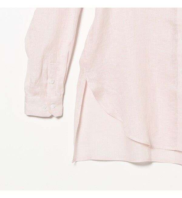 Ray BEAMS 「リネン スキッパー シャツ     26SS  日除け 紫外線対策 冷房対策 洗える 夏コーデ レジャー 麻」|シャツ・ブラウス|