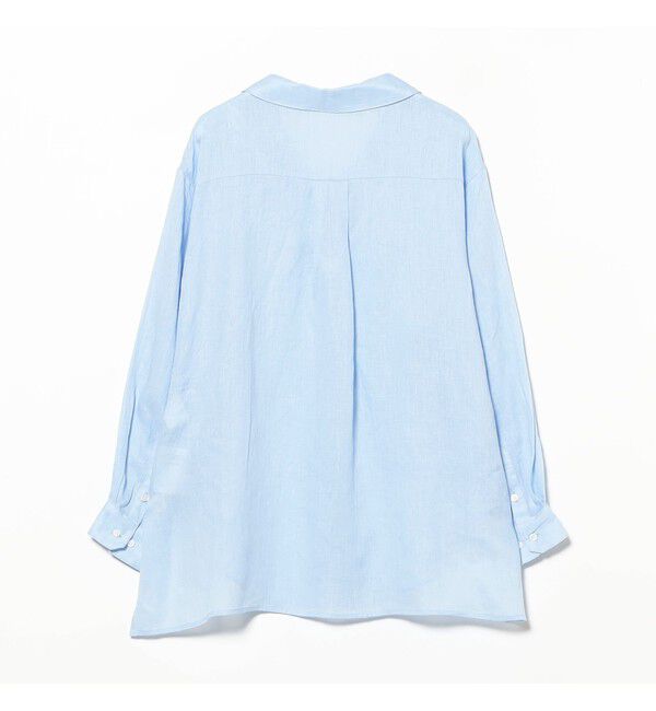 Ray BEAMS 「リネン スキッパー シャツ     26SS  日除け 紫外線対策 冷房対策 洗える 夏コーデ レジャー 麻」|シャツ・ブラウス|