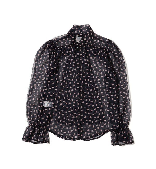 Ray BEAMS 「sister jane / Painterly Polka Chiffon Blouse」|シャツ・ブラウス|