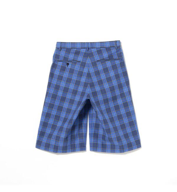 BEAMS「タータンチェック ショートパンツ【ワイドストレートフィット】」|その他|