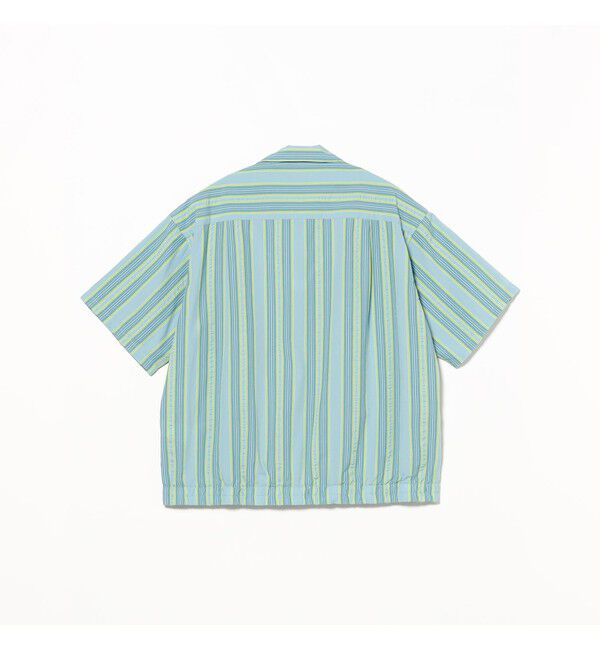 BEAMS「マルチ ストライプ オープンカラーシャツ【ワイドフィット】」|シャツ・ブラウス|