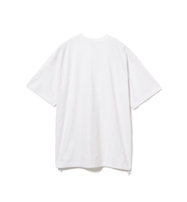 BEAMS「BEAMS｜【別注】Champion / Fake In T-Shirt｜オーバーサイズ｜チビロゴ｜ドライな着心地」|Tシャツ・カットソー|