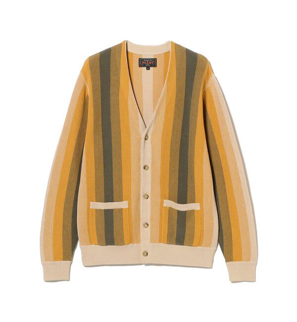 BEAMS PLUS「Cardigan Multi Stripe」|ニット・セーター|