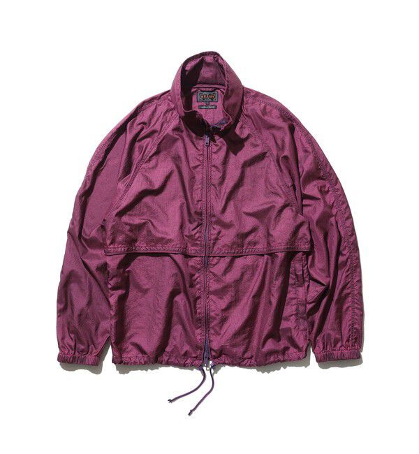 BEAMS PLUS「MIL Athletic Jacket Nylon Rip stop Pigment Dye」|ブルゾン・スタジャン|PINK