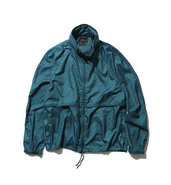 BEAMS PLUS「MIL Athletic Jacket Nylon Rip stop Pigment Dye」|ブルゾン・スタジャン|TURQUOISE
