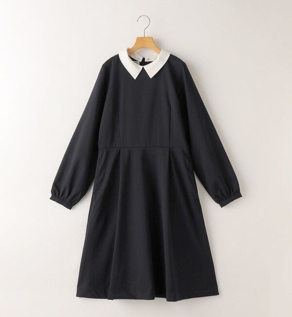 SHIPS KIDS「SHIPS KIDS:150～160cm / セレモニー ストレッチ フレア ワンピース」|ワンピース|
