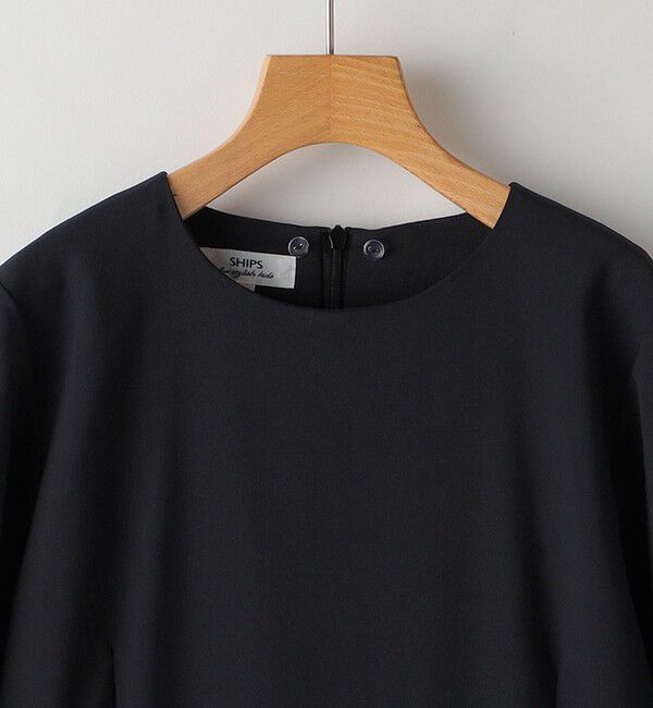 SHIPS KIDS「SHIPS KIDS:150～160cm / セレモニー ストレッチ フレア ワンピース」|ワンピース|