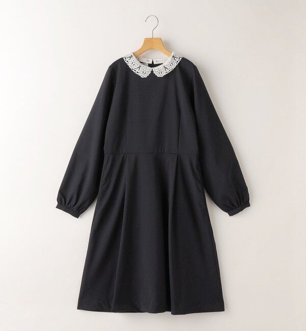 SHIPS KIDS「SHIPS KIDS:150～160cm / セレモニー ストレッチ フレア ワンピース」|ワンピース|