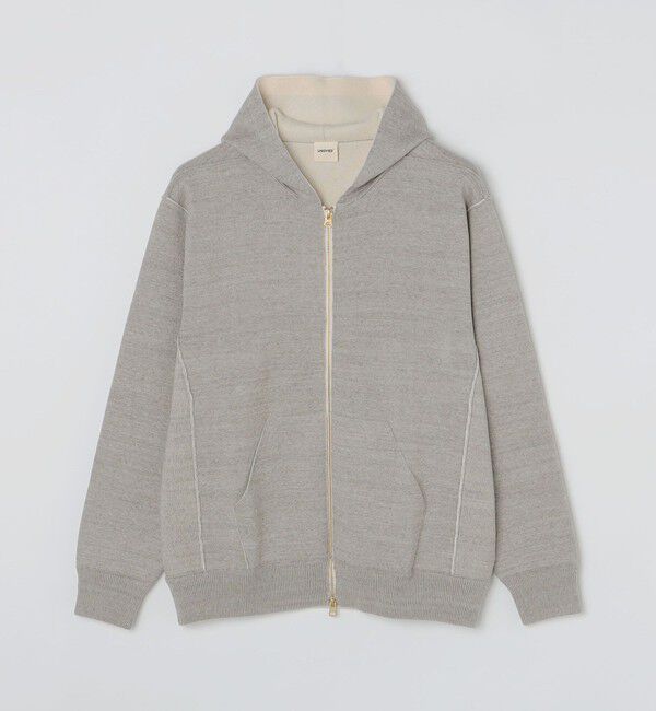 SHIPS Days「【SHIPS別注】UNDYED SALLY FOX: ダブルフェイス ジャージー ニットパーカー」|パーカー|