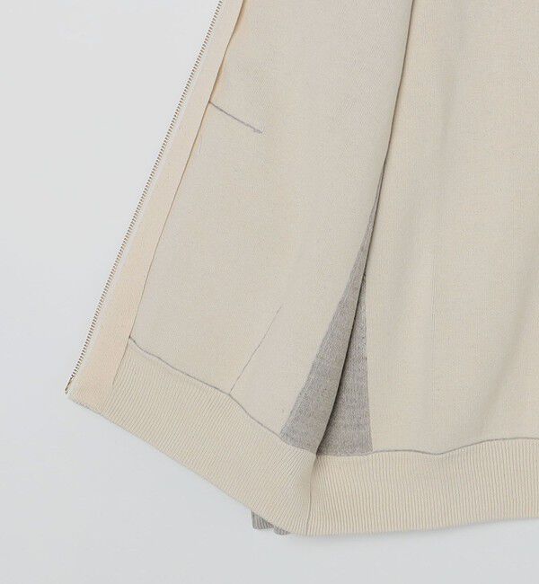 SHIPS Days「【SHIPS別注】UNDYED SALLY FOX: ダブルフェイス ジャージー ニットパーカー」|パーカー|