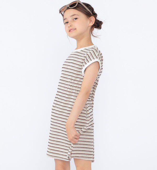 SHIPS KIDS「SHIPS KIDS:100cm～130cm / ジャカード ワンピース」|ワンピース|