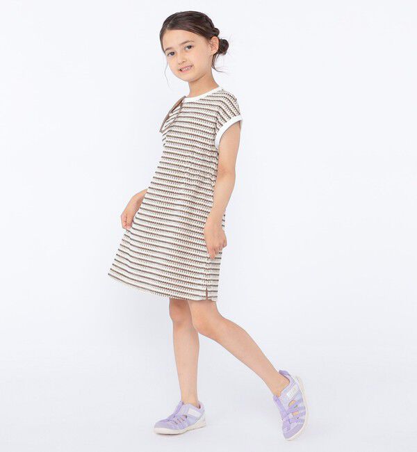 SHIPS KIDS「SHIPS KIDS:100cm～130cm / ジャカード ワンピース」|ワンピース|