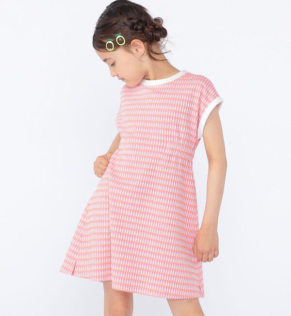 SHIPS KIDS「SHIPS KIDS:100cm～130cm / ジャカード ワンピース」|ワンピース|