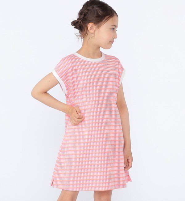 SHIPS KIDS「SHIPS KIDS:100cm～130cm / ジャカード ワンピース」|ワンピース|