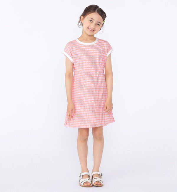 SHIPS KIDS「SHIPS KIDS:100cm～130cm / ジャカード ワンピース」|ワンピース|