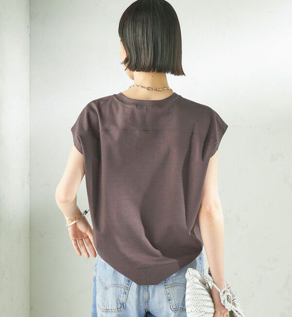 SHIPS for women「〈接触冷感/吸水速乾/洗濯機可能〉ハイゲージ ポンチ コクーン カットソー」|Tシャツ・カットソー|