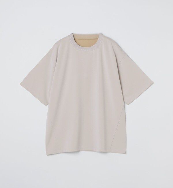 SHIPS Colors 「【WEB限定】SHIPS Colors:Wフェイス ニット襟 Tシャツ◇」|Tシャツ・カットソー|