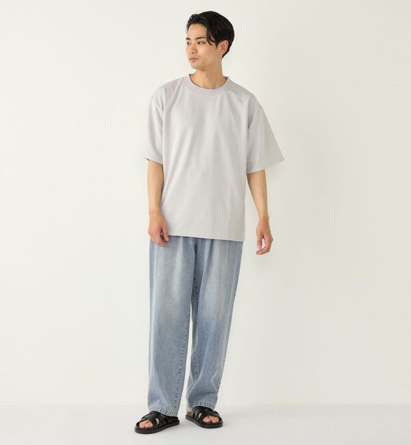 SHIPS Colors 「【WEB限定】SHIPS Colors:Wフェイス ニット襟 Tシャツ◇」|Tシャツ・カットソー|