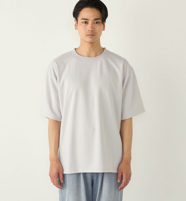 SHIPS Colors 「【WEB限定】SHIPS Colors:Wフェイス ニット襟 Tシャツ◇」|Tシャツ・カットソー|