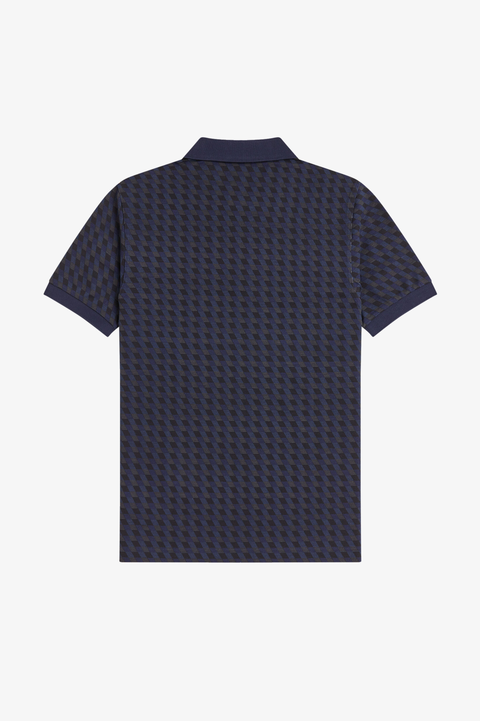 FRED PERRY 「Slanted Geometric Print Fred Perry Shirt／ジオメトリックプリントフレッドペリーポロシャツ」|ポロシャツ|